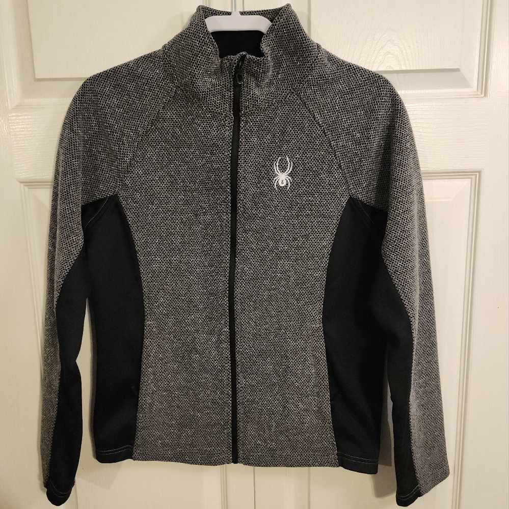 Spyder Men's Gray and Black Performance Jacket